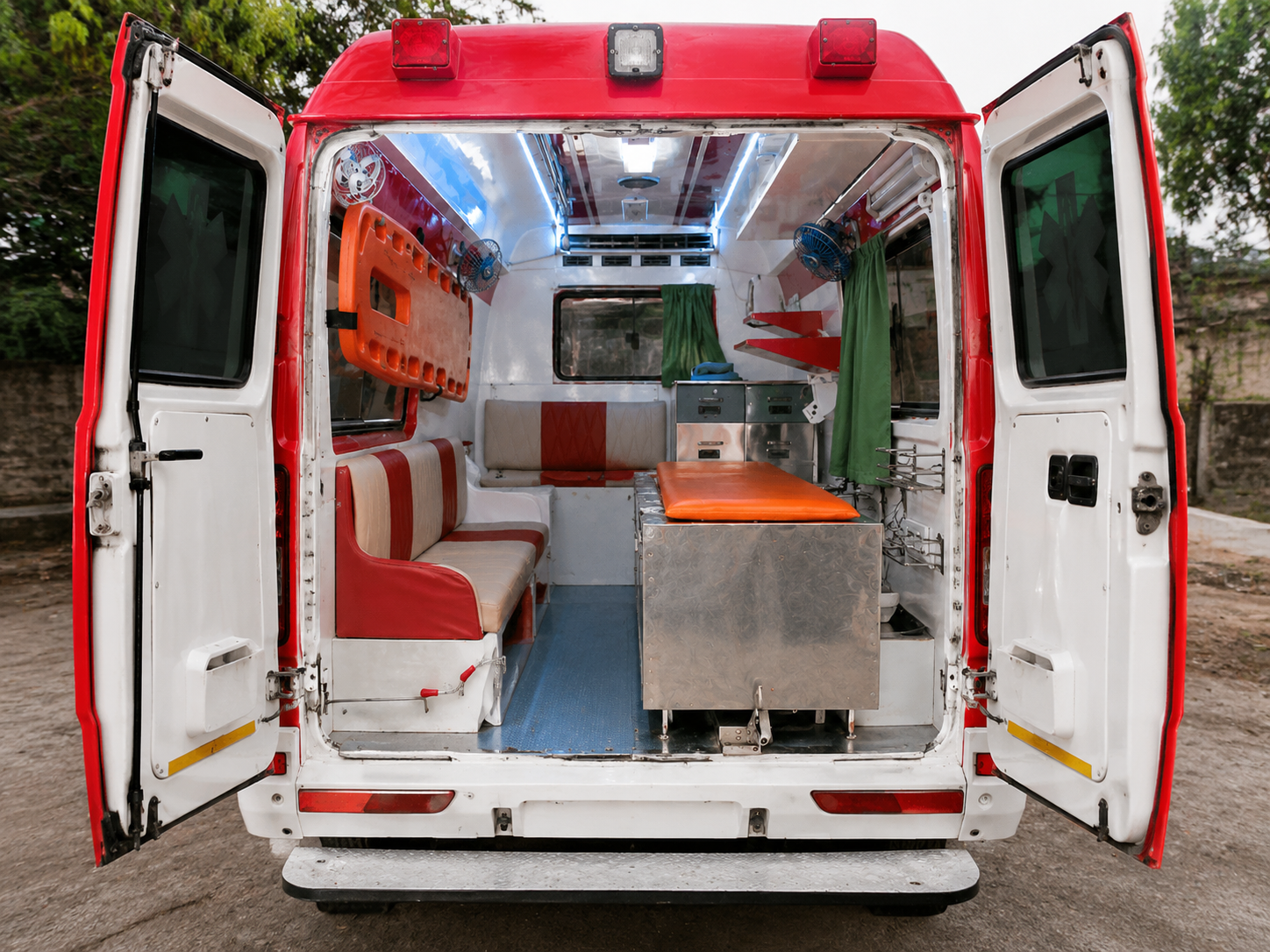 Ambulance with Freezer Box
